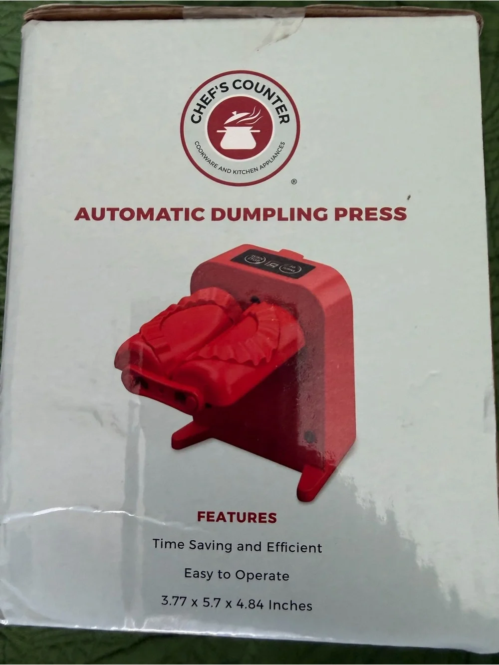 Red Automatic Dumpling Press - Easy Homemade Dumplings
